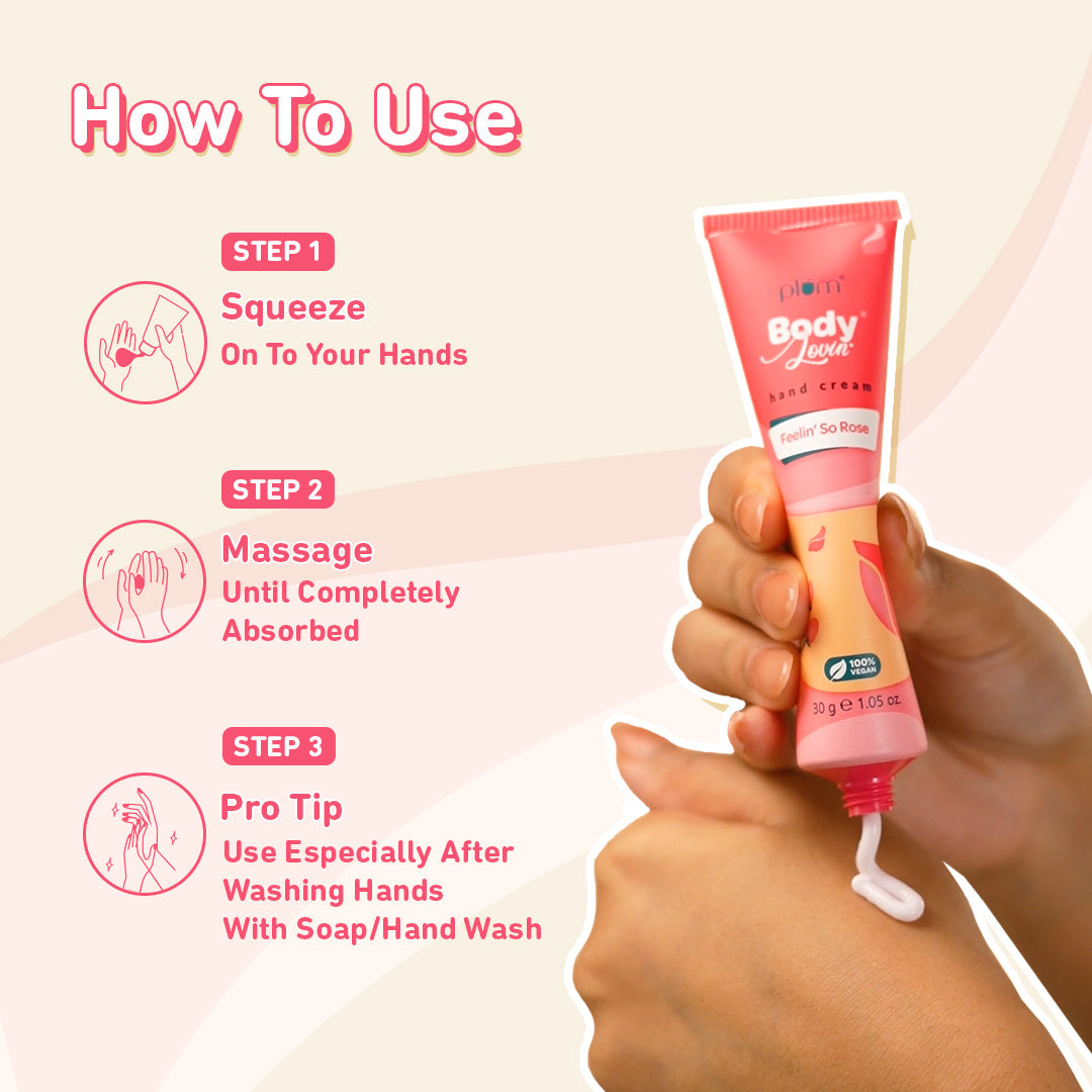 Plum Feelin' So Rose Hand Cream by Plum Body Lovin'