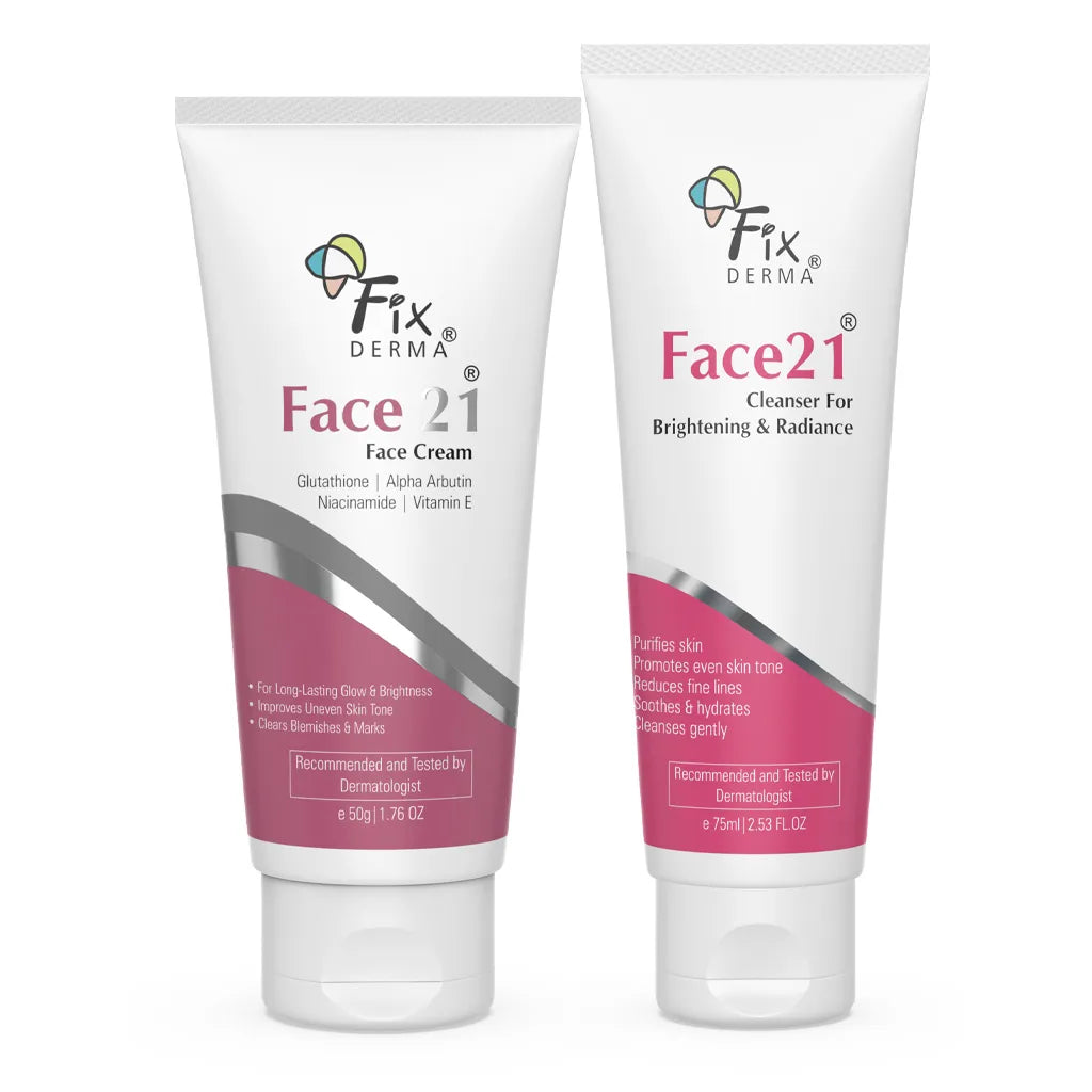 Fixderma Face 21 Face Wash and Cream Combo