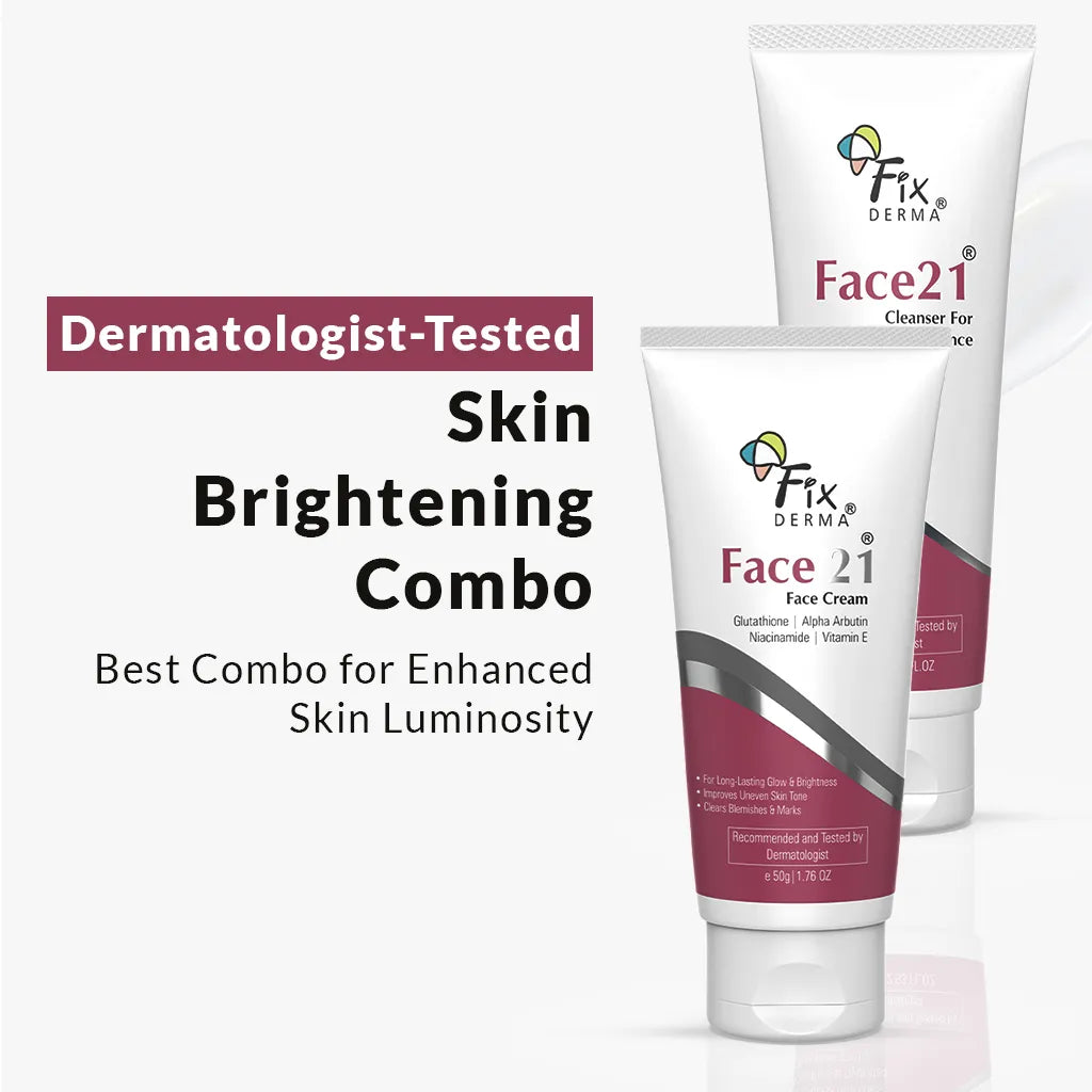 Fixderma Face 21 Face Wash and Cream Combo