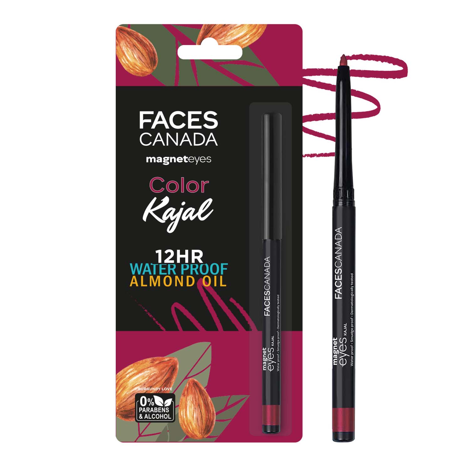 Faces Canada Magneteyes Kajal - Burgundy Love 04 (0.30g)