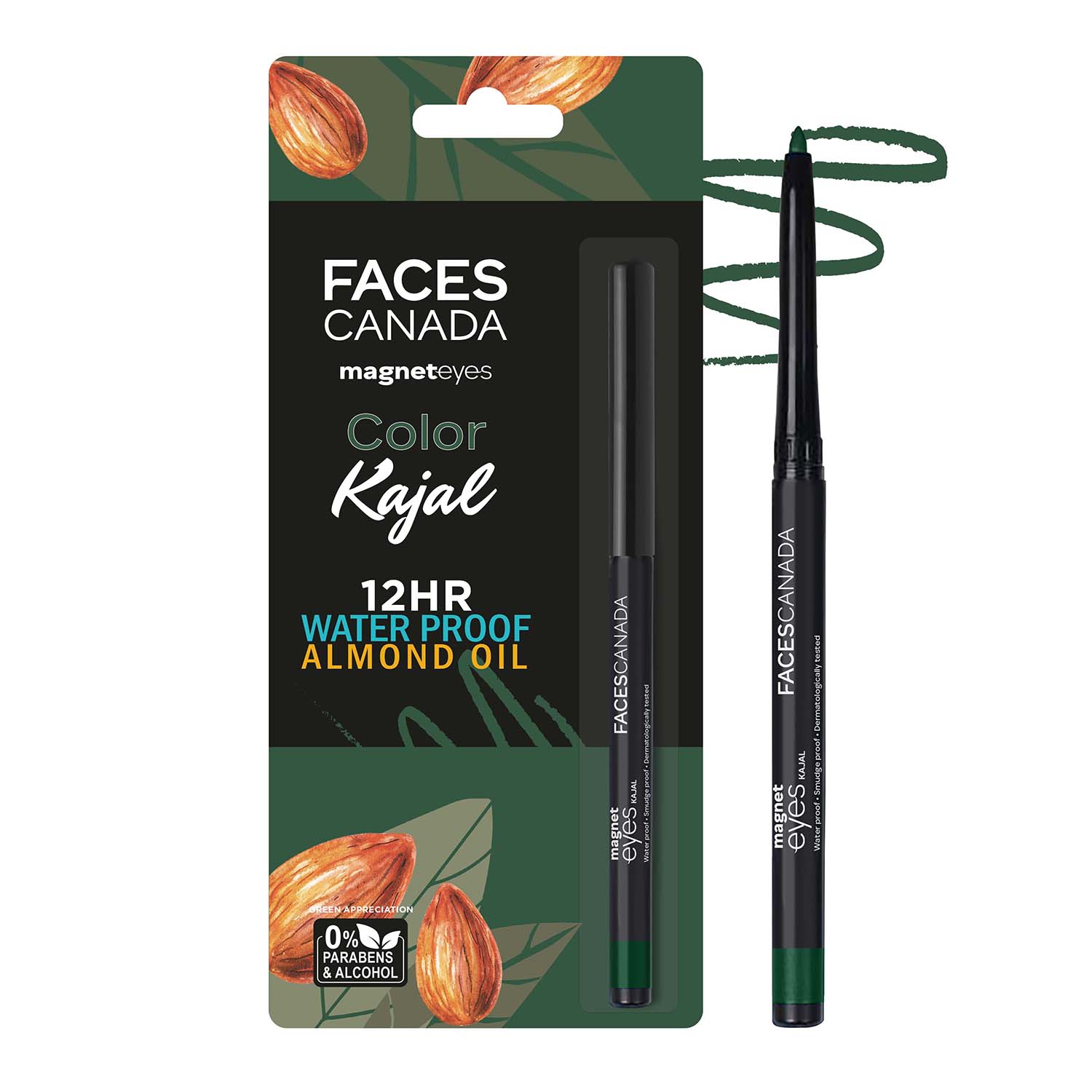 Faces Canada Magneteyes Kajal - Green Appreciation 02 (0.30g)