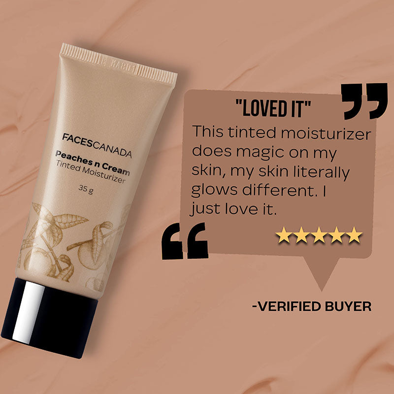 Faces Canada Peaches N Cream Tinted Moisturizer - Light 01 (35g)