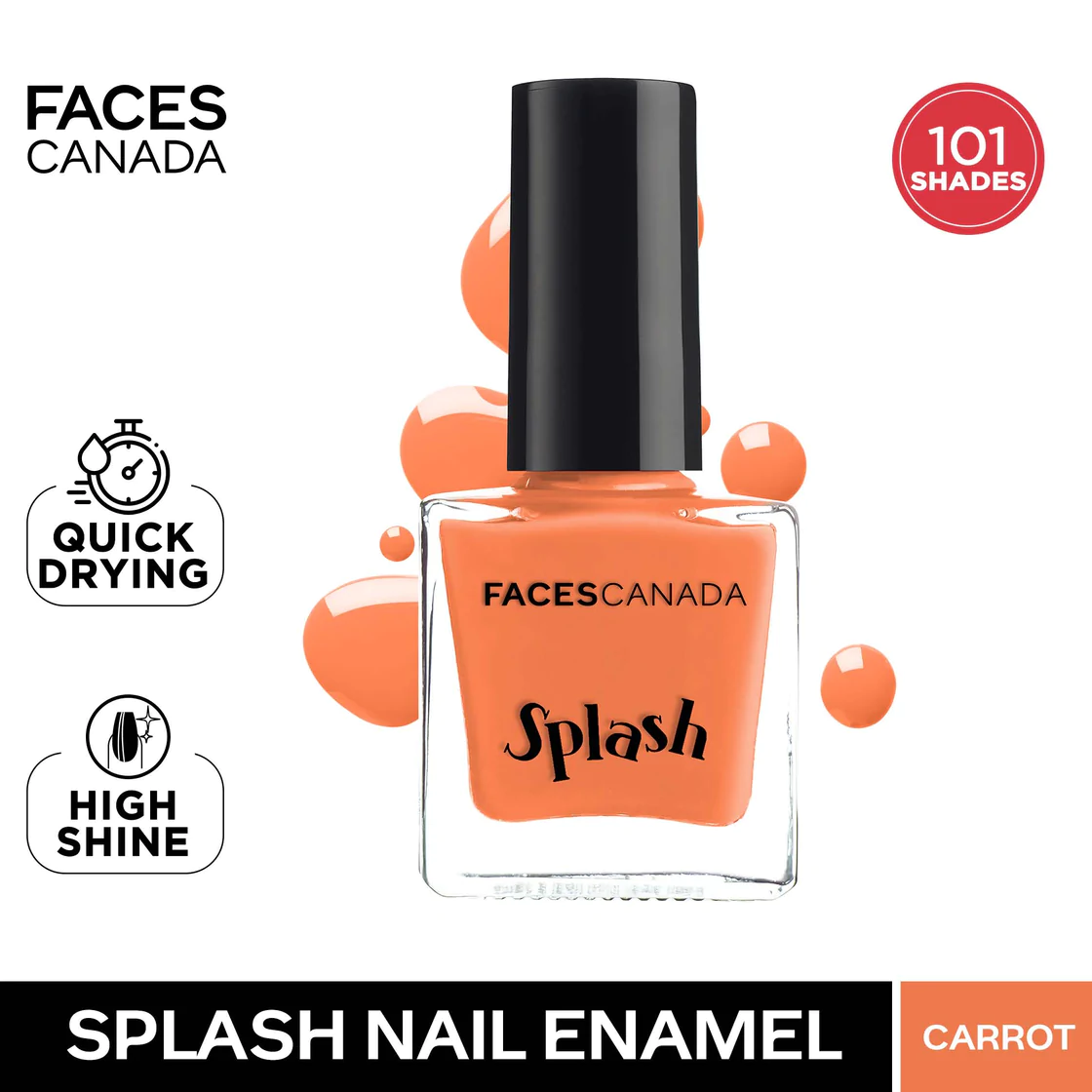 Faces Canada Splash Nail Enamel - (8ml)