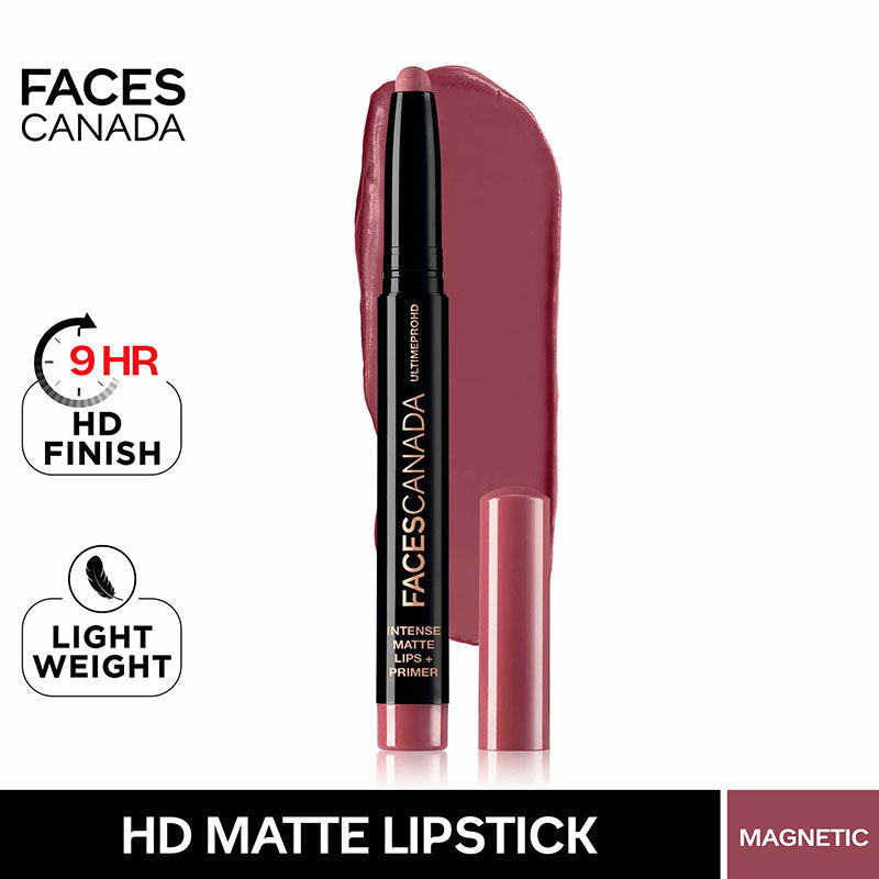 Faces Canada Ultime Pro HD Intense Matte Lips + Primer - 02 Magnetic (1.4g)