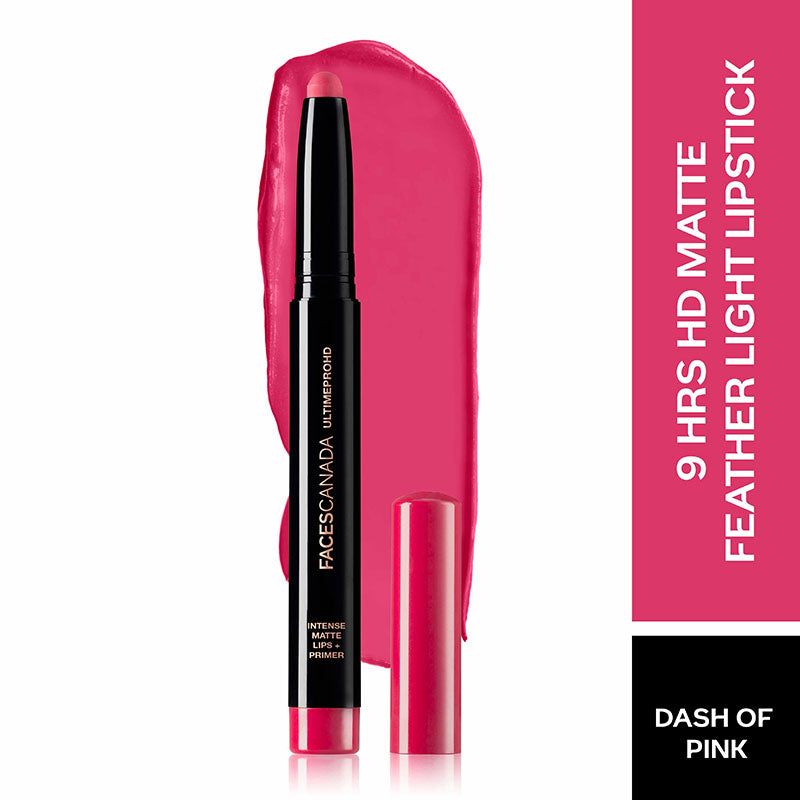 Faces Canada Ultime Pro HD Intense Matte Lips + Primer - 05 Dash Of Pink (1.4g)