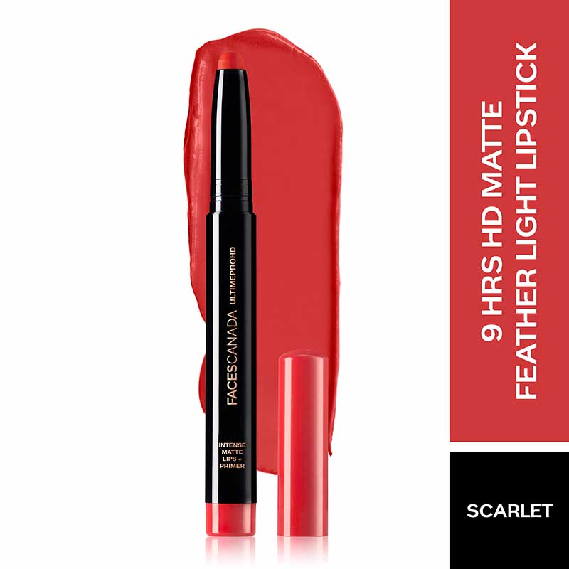 Faces Canada Ultime Pro HD Intense Matte Lips + Primer - 06 Scarlet (1.4g)