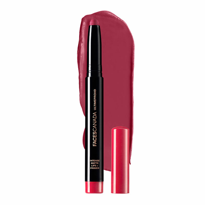 Faces Canada Ultime Pro HD Intense Matte Lips + Primer - 11 Bold Wine (1.4g)