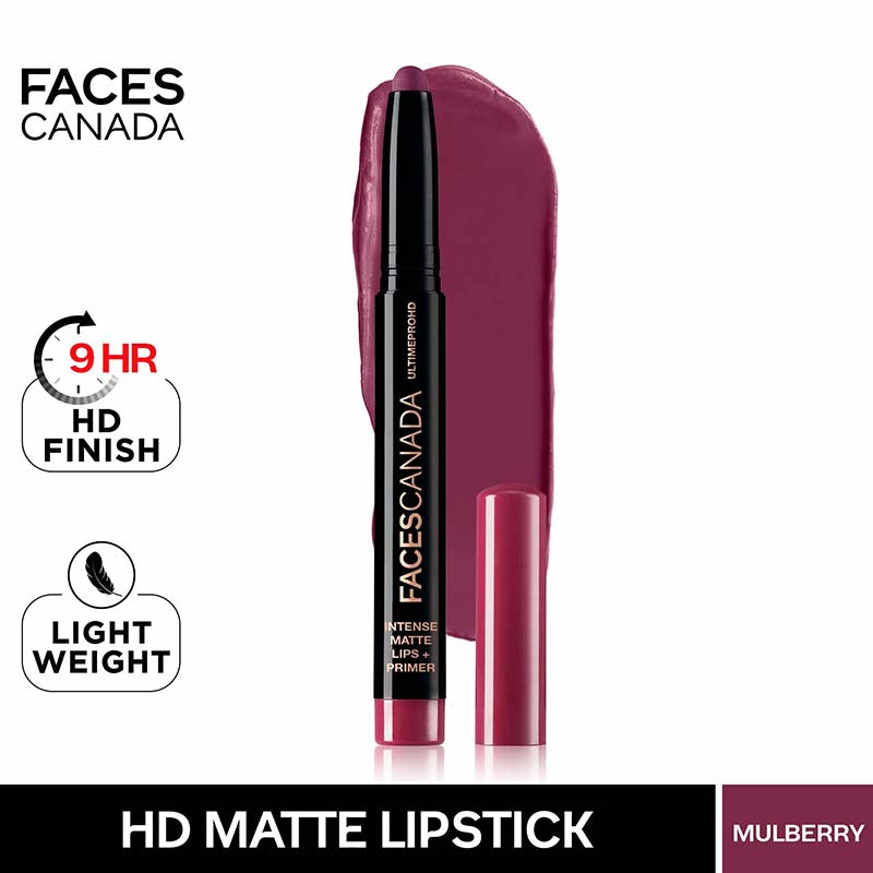 Faces Canada Ultime Pro HD Intense Matte Lips + Primer - 17 Mulberry Magic (1.4g)