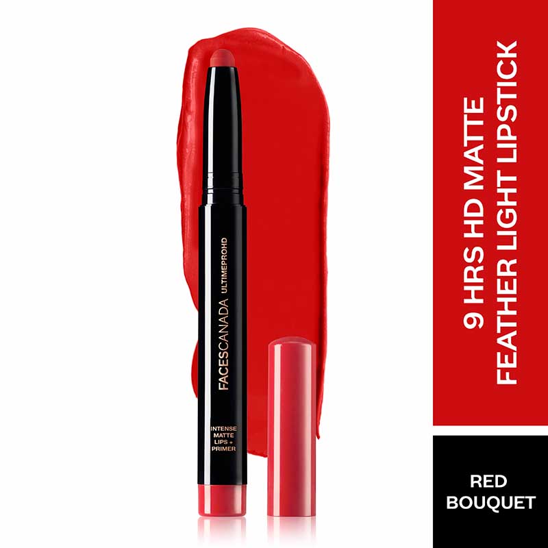Faces Canada Ultime Pro HD Intense Matte Lips + Primer - 18 Red Bouquet (1.4g)