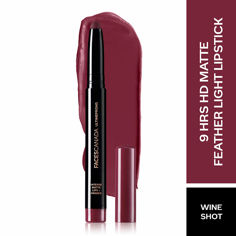Faces Canada Ultime Pro HD Intense Matte Lips + Primer - Wine Shot (1.4g)