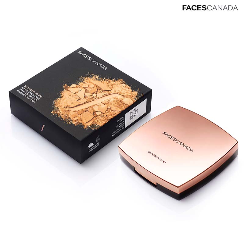 Faces Canada Ultime Pro HD Matte Brilliance Pressed Powder - Total Beige 03 (8gm)