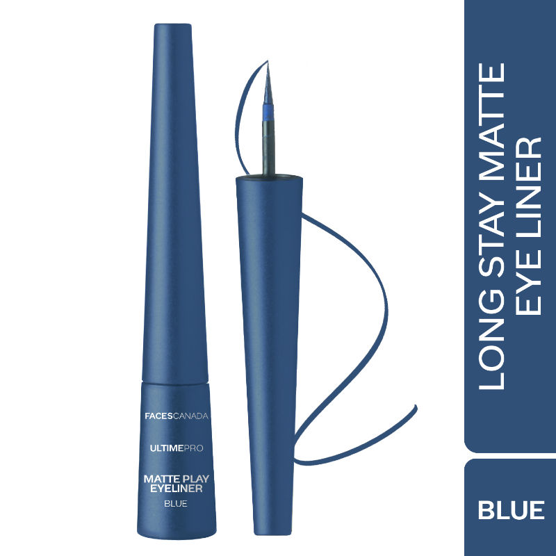 Faces Canada Ultime Pro Matte Play Eyeliner Blue - Sapphire (2.5ml)