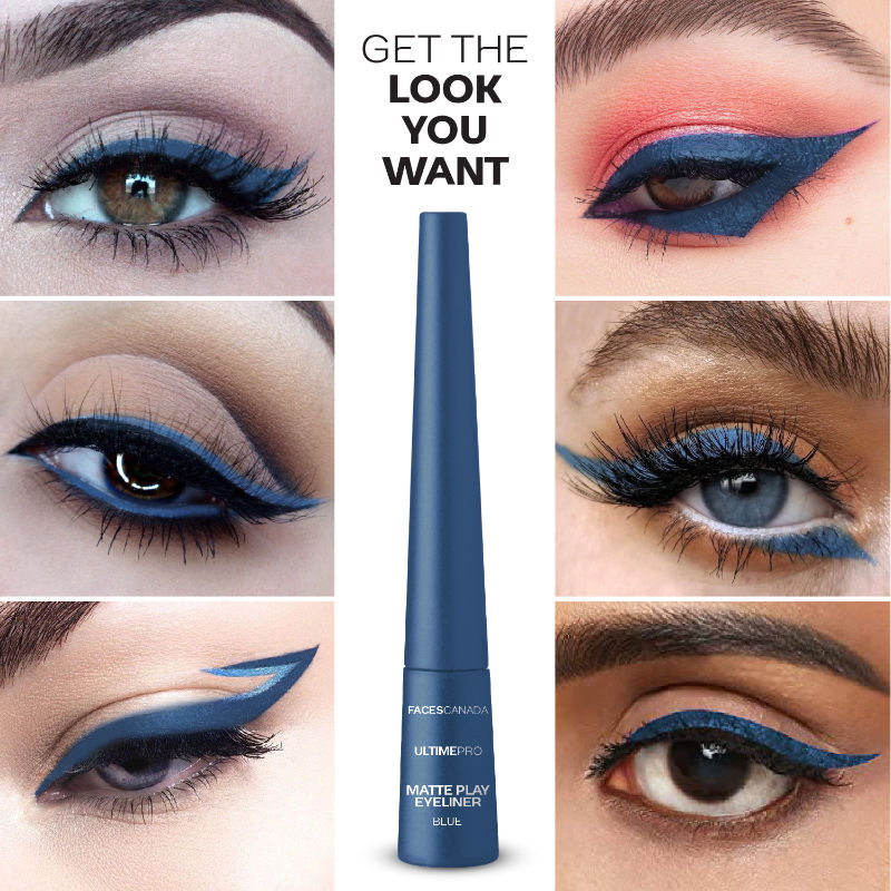 Faces Canada Ultime Pro Matte Play Eyeliner Blue - Sapphire (2.5ml)