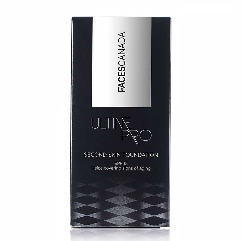 Faces Canada Ultime Pro Second Skin Foundation SPF 15 - Natural 02 (30ml)