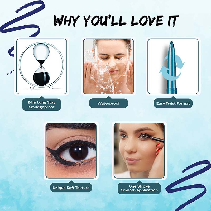 Faces Canada UltimePro Twist Eye Kajal Liner - (0.35 g)
