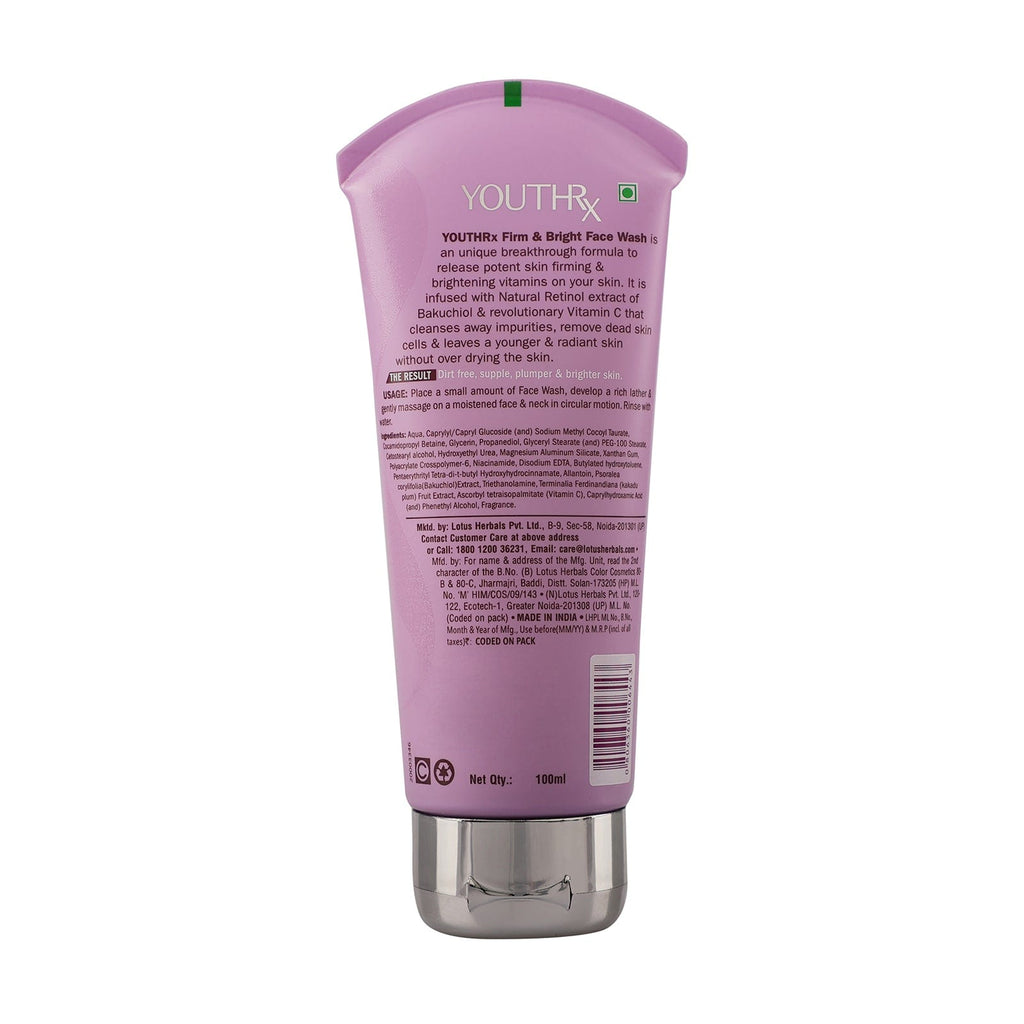 Lotus YouthRx firm & bright facewash