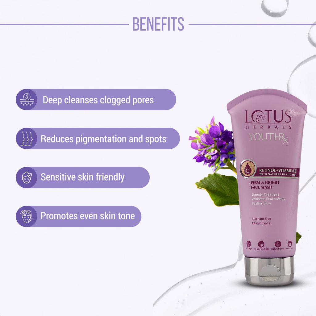 Lotus YouthRx firm & bright facewash