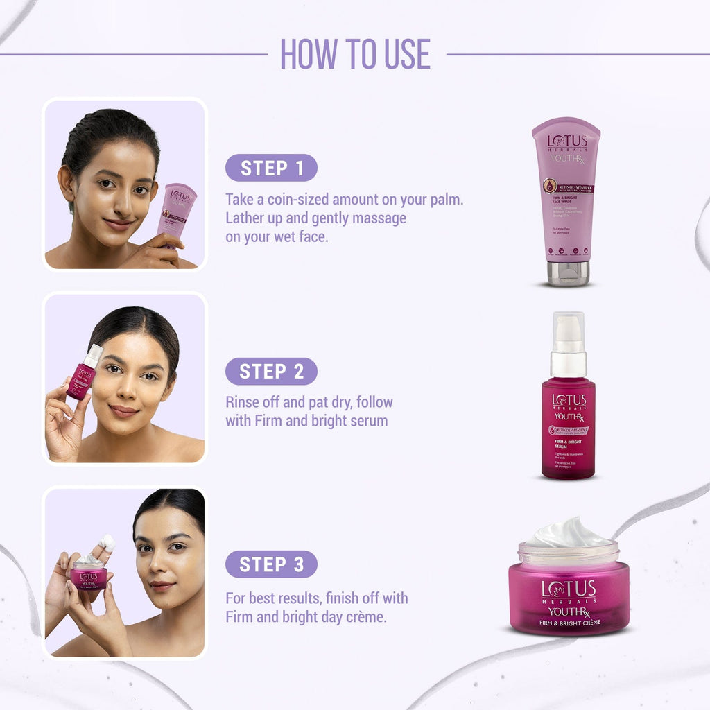 Lotus YouthRx firm & bright facewash