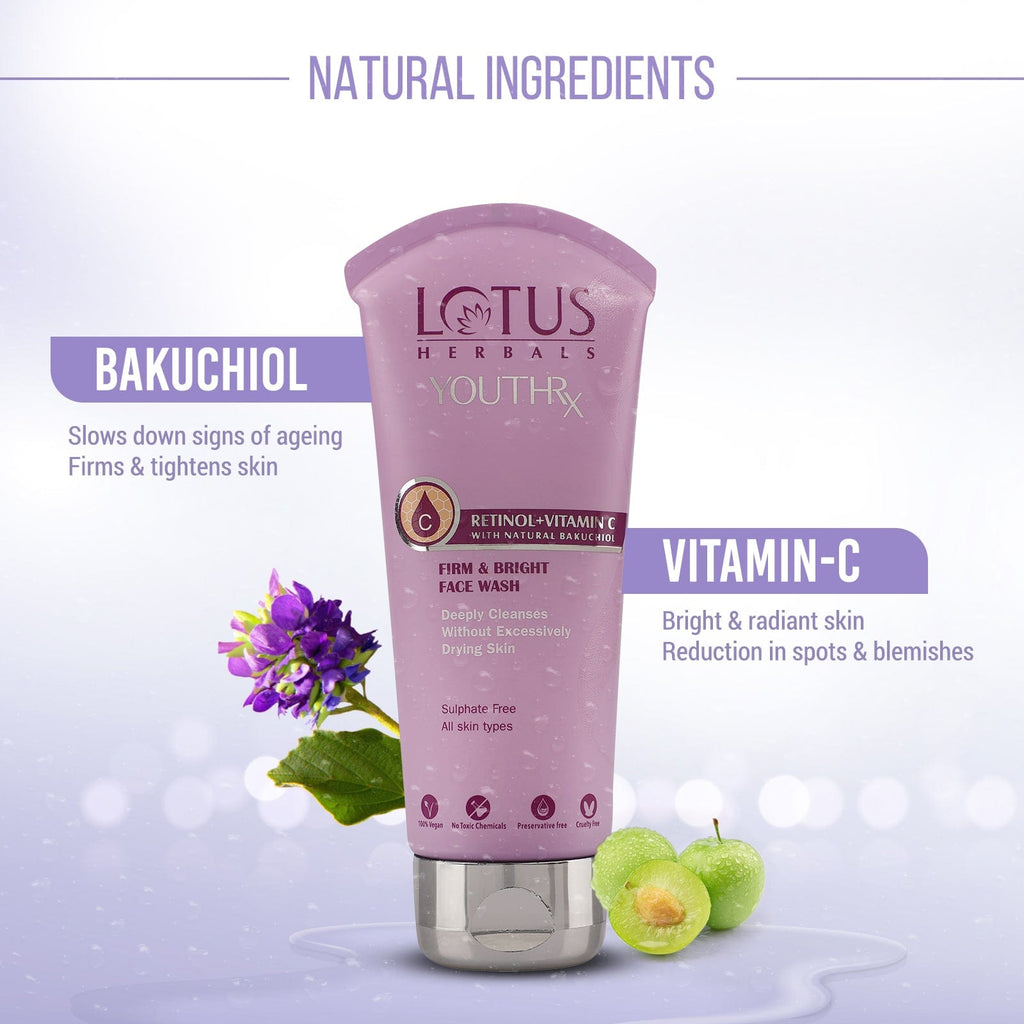 Lotus YouthRx firm & bright facewash