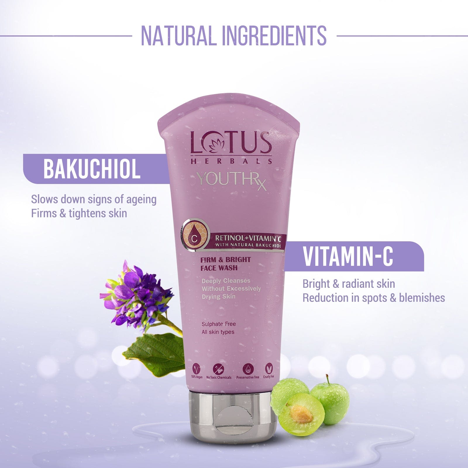 Lotus YouthRx firm & bright facewash