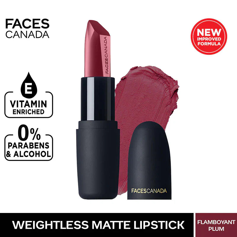 Faces Canada Weightless Matte Finish Lipstick (4.5gm)