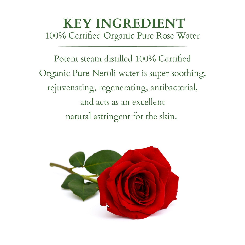 Lotus Organics+ 100% PURE ROSE FLORAL WATER