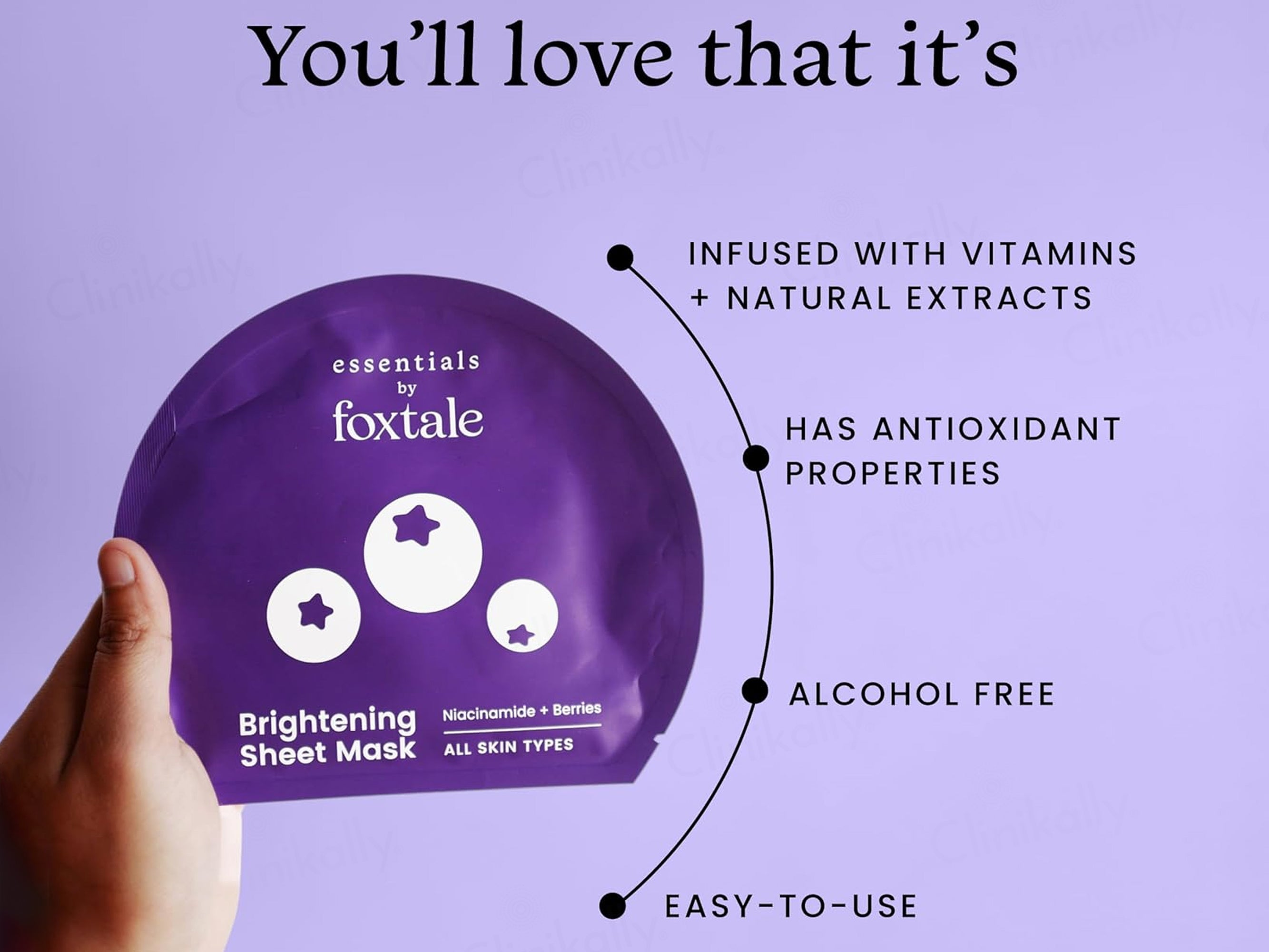 Foxtale Brightening Face Sheet Mask