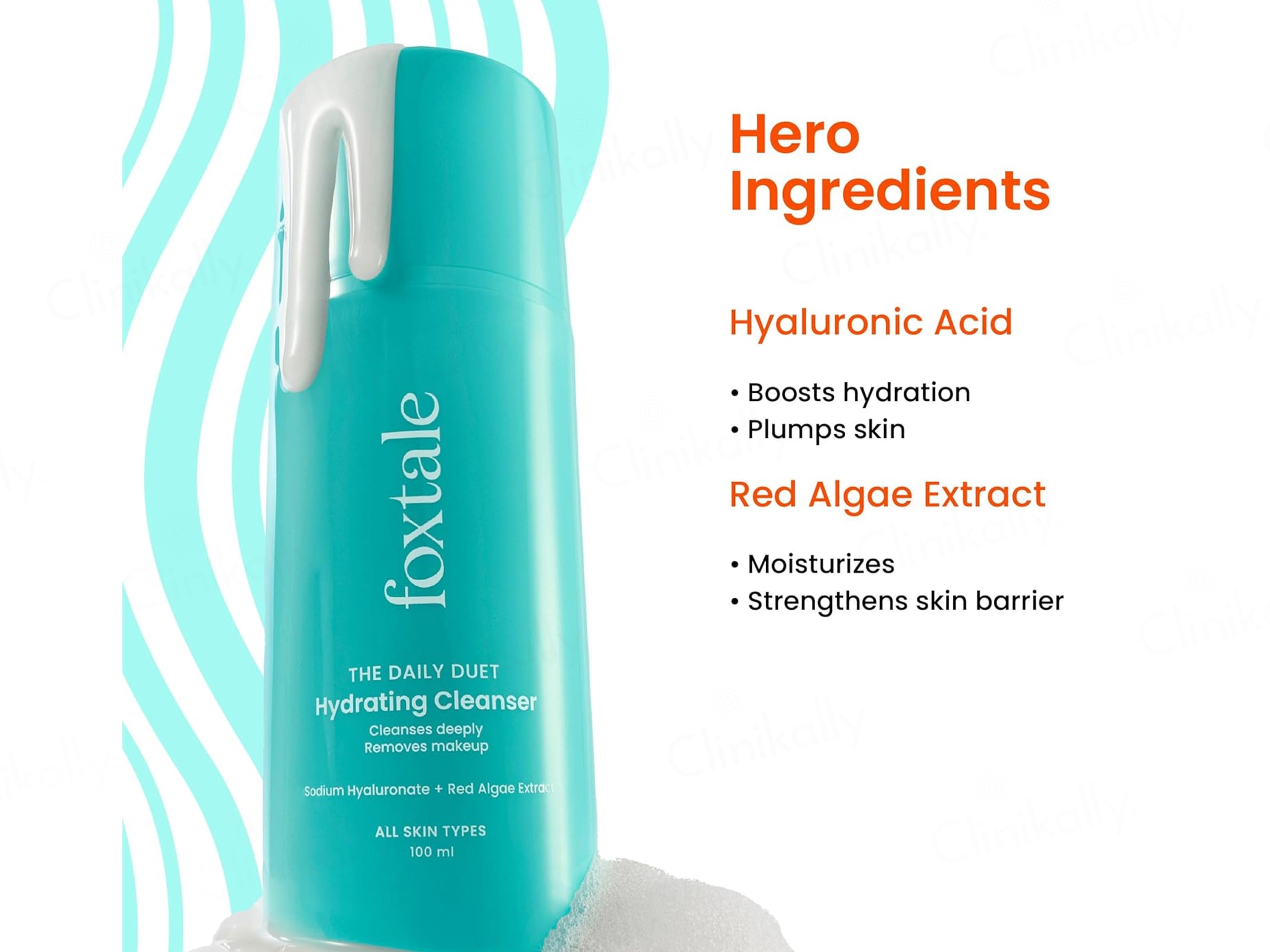 Foxtale Hydrating Cleanser And Make-Up Remover