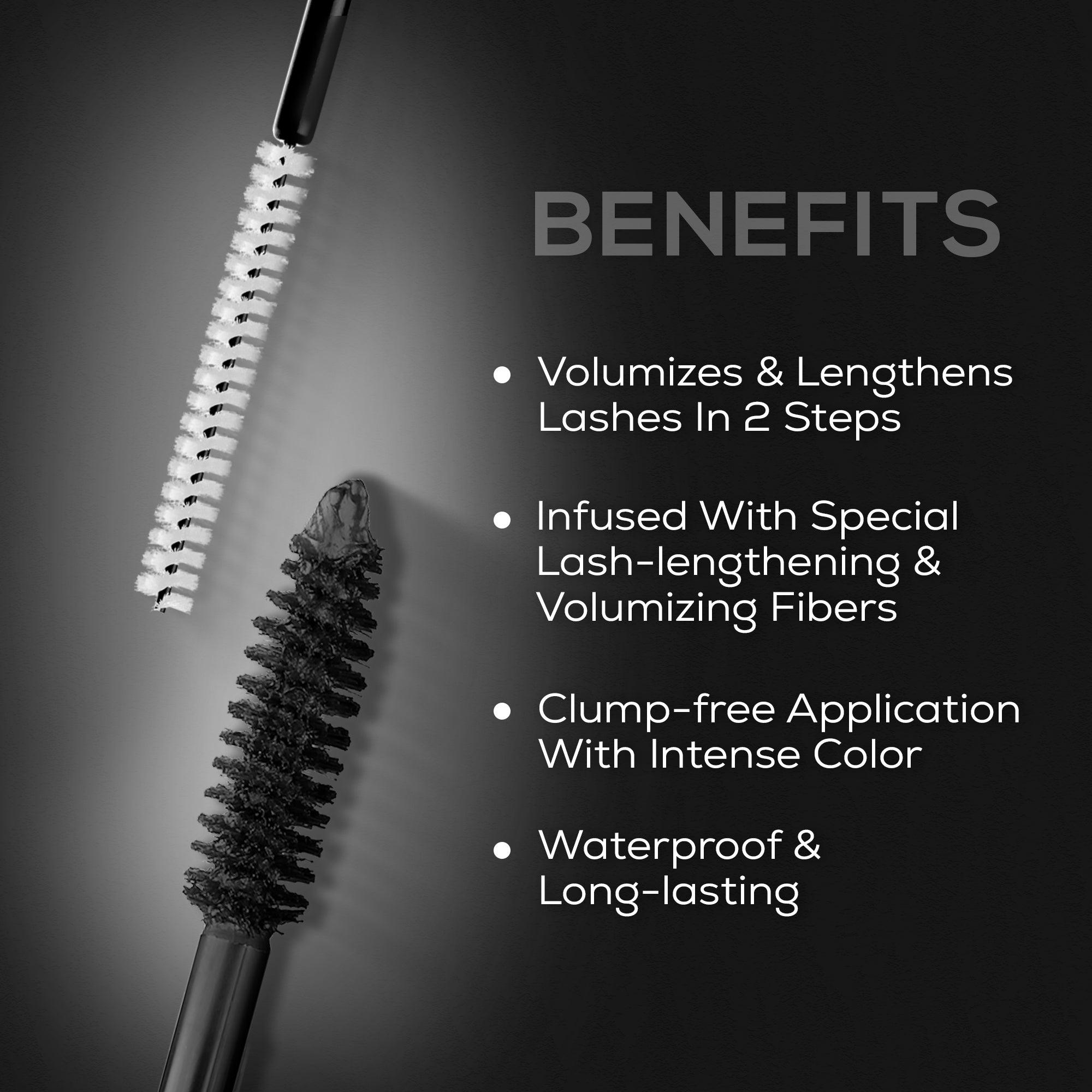RENEE Full Volume 2-in-1 Mascara with Primer, 10 ml