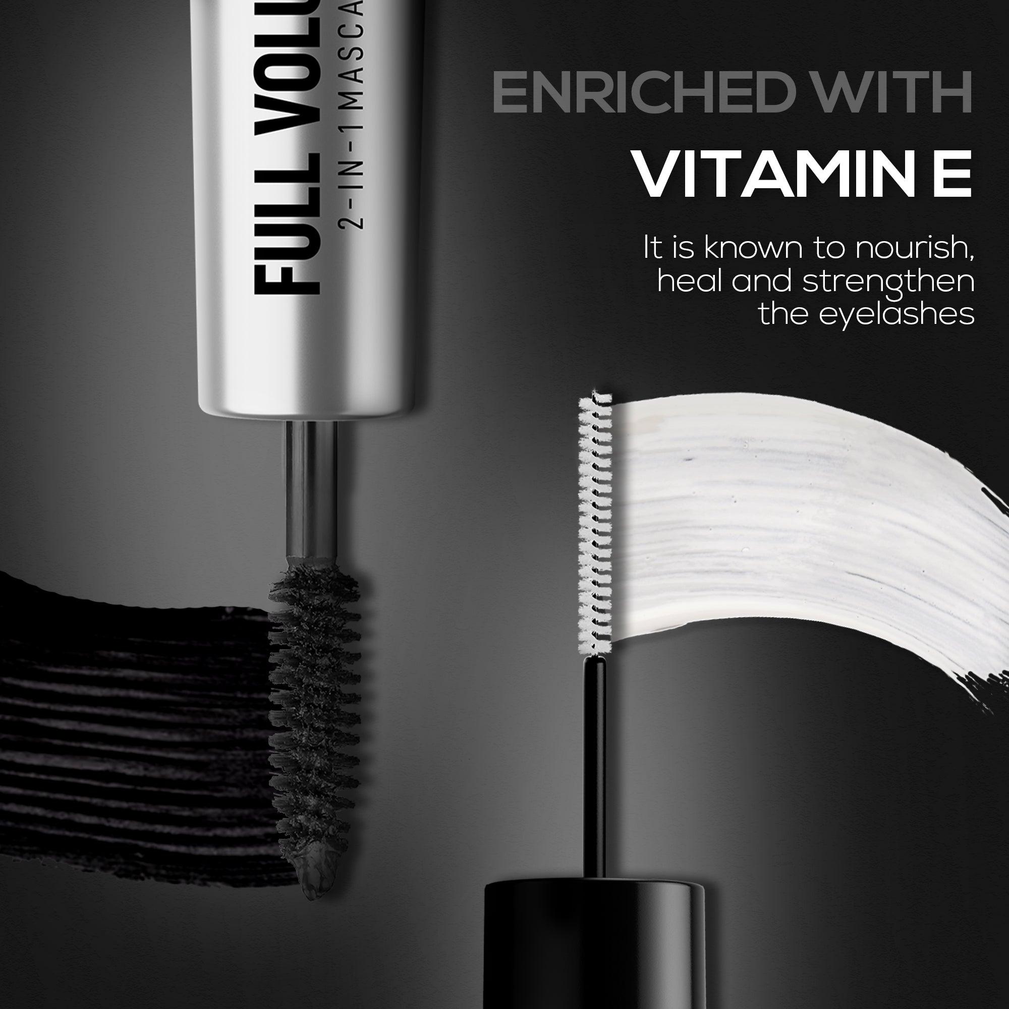 RENEE Full Volume 2-in-1 Mascara with Primer, 10 ml