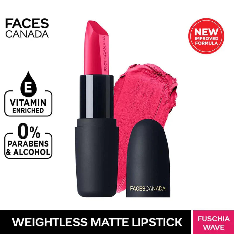 Faces Canada Weightless Matte Finish Lipstick (4.5gm)