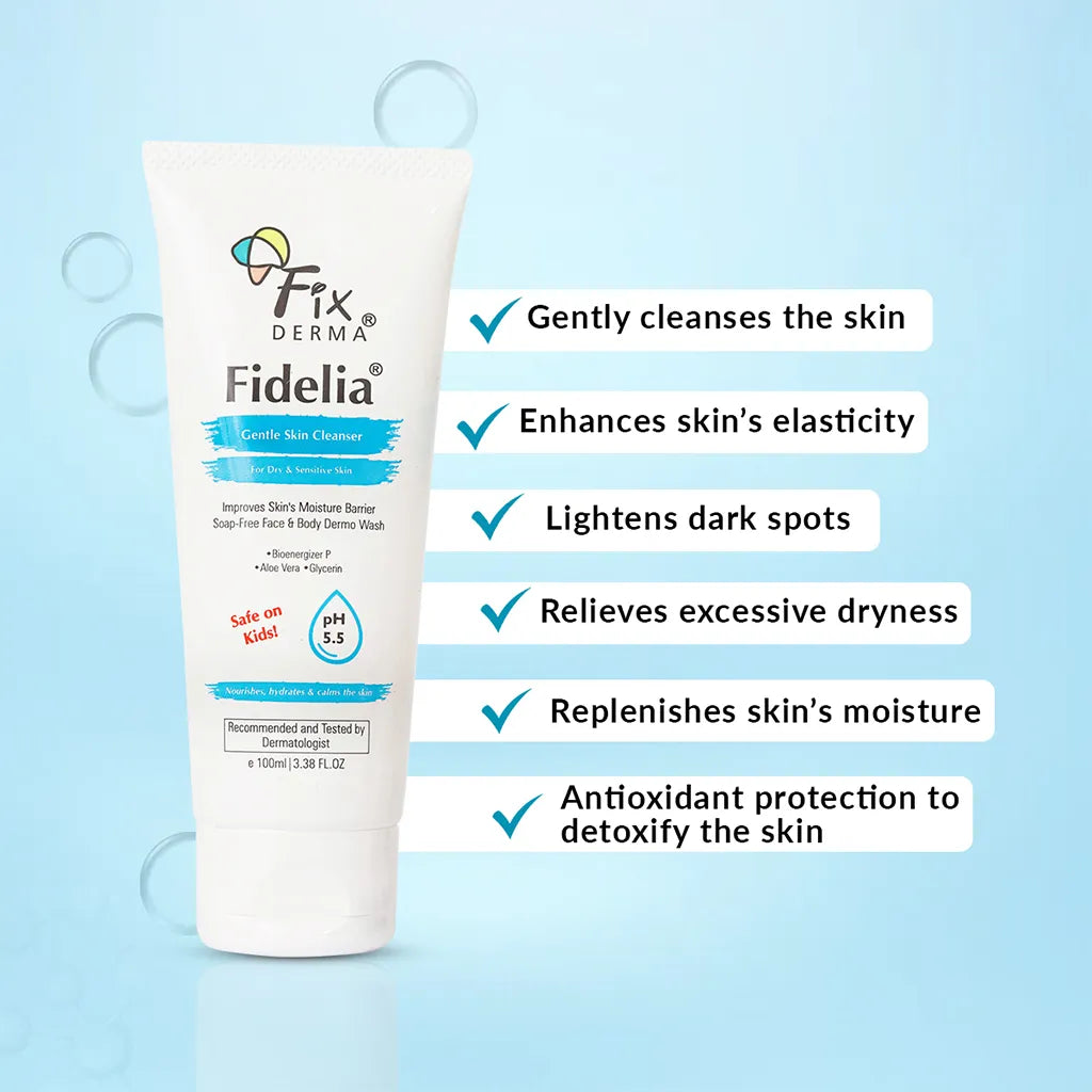 Fixderma Fidelia Gentle Skin Cleanser 100ml