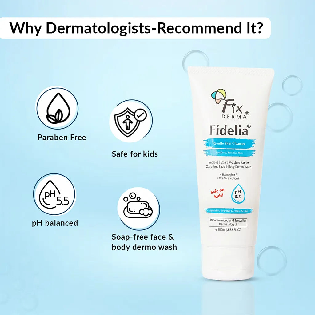 Fixderma Fidelia Gentle Skin Cleanser 100ml