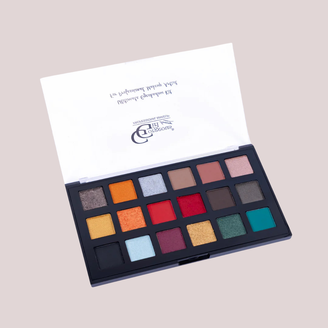 Gorgeous Girl 18 Colors Shimmer, Metallic & Matte Ultimate Eyeshadow Palette