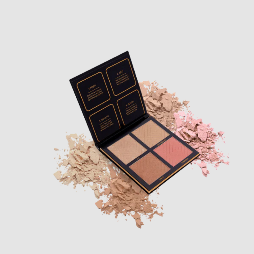 Gorgeous Girl Highly Pigmented 3D Highlighter palettes For Long Lasting Luminous Makeup