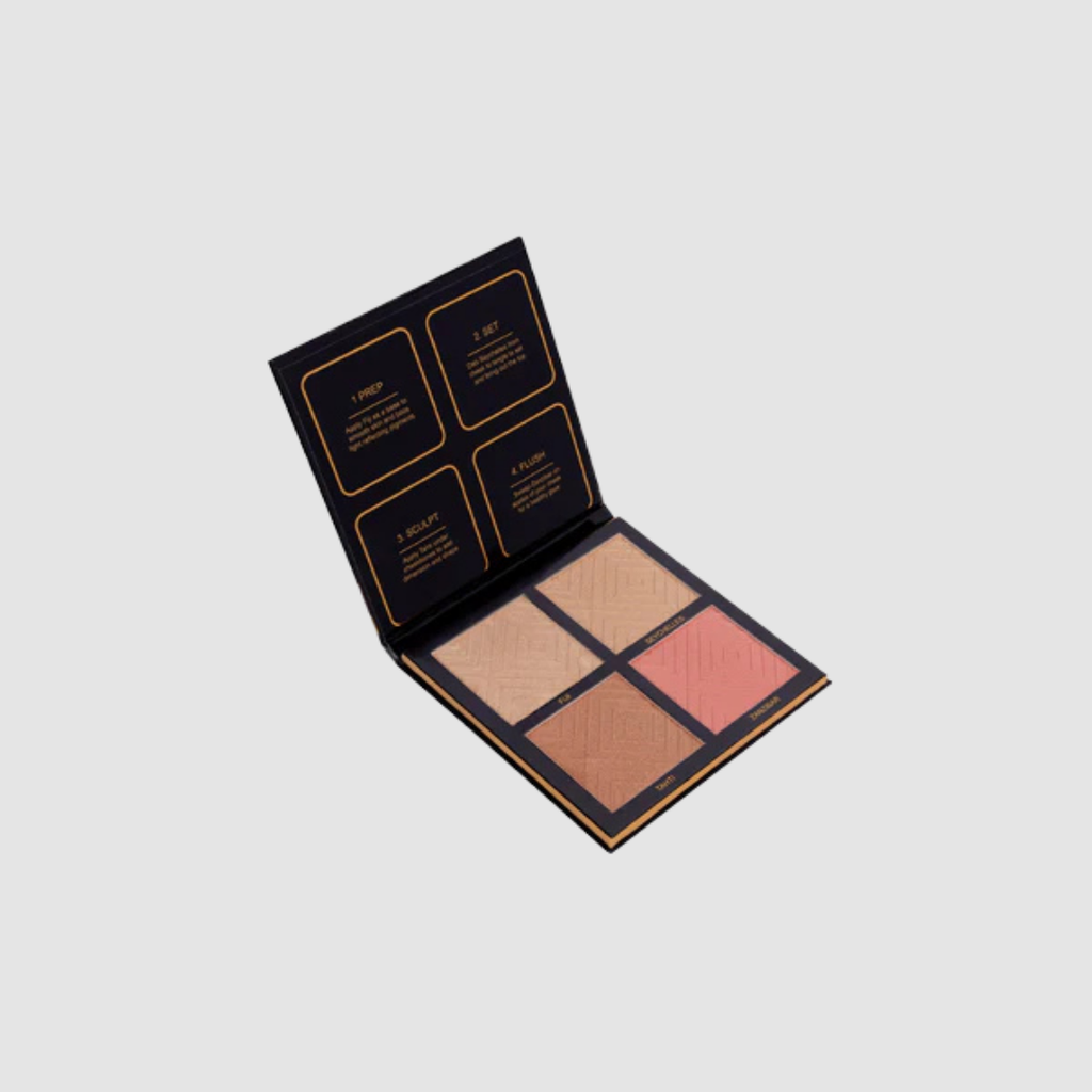 Gorgeous Girl Highly Pigmented 3D Highlighter palettes For Long Lasting Luminous Makeup