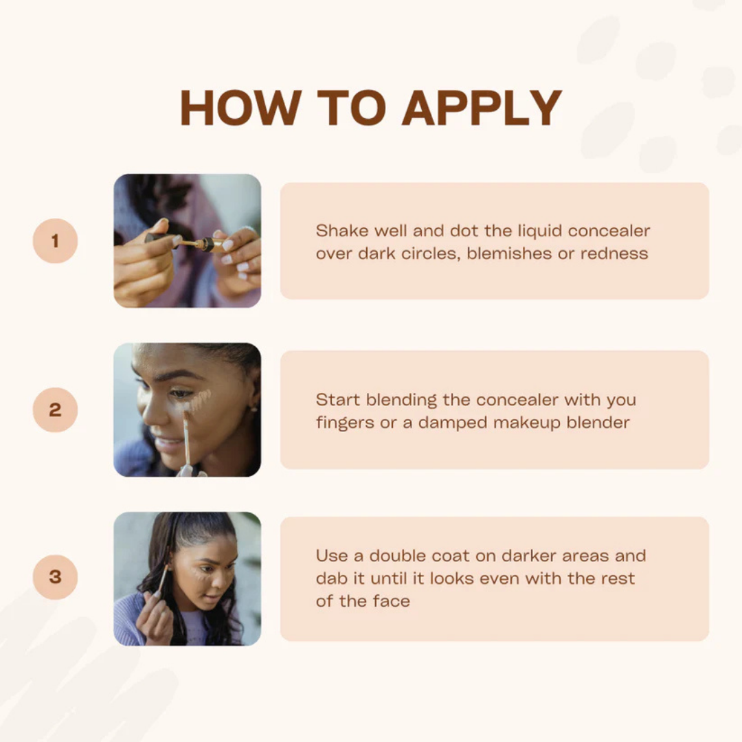 Gorgeous Girl Full Coverage Liquid Concealer to Covers Spots & Blemishes, 10ml