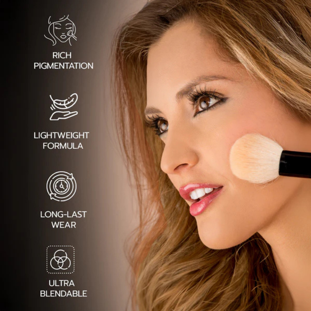 Gorgeous Girl Highly Pigmented Matte Finish Powder Blusher | Smooth Texture, 15g