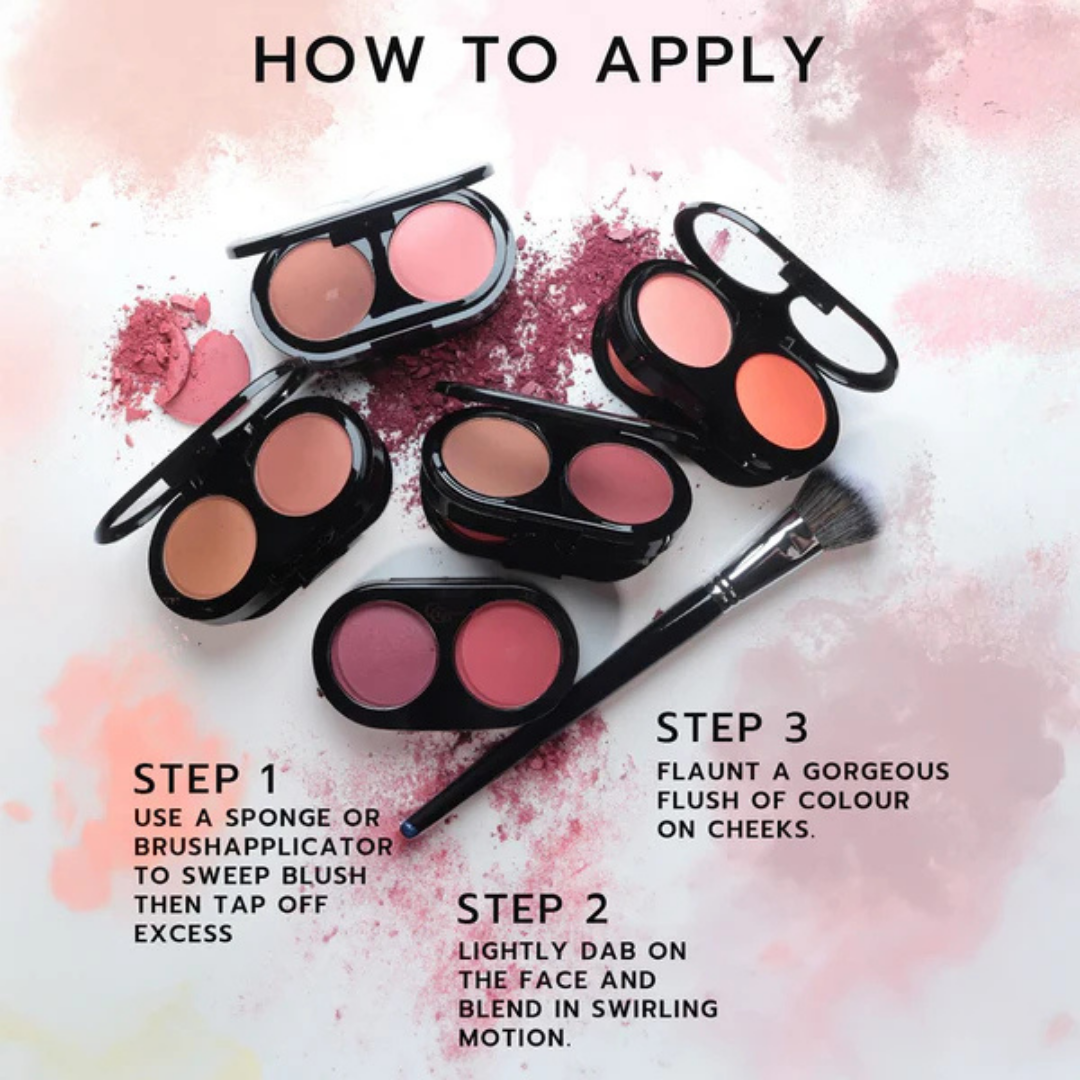 Gorgeous Girl Highly Pigmented Matte Finish Powder Blusher | Smooth Texture, 15g