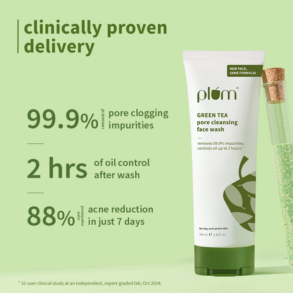 Plum Green Tea Pore Cleansing Face Wash for Acne