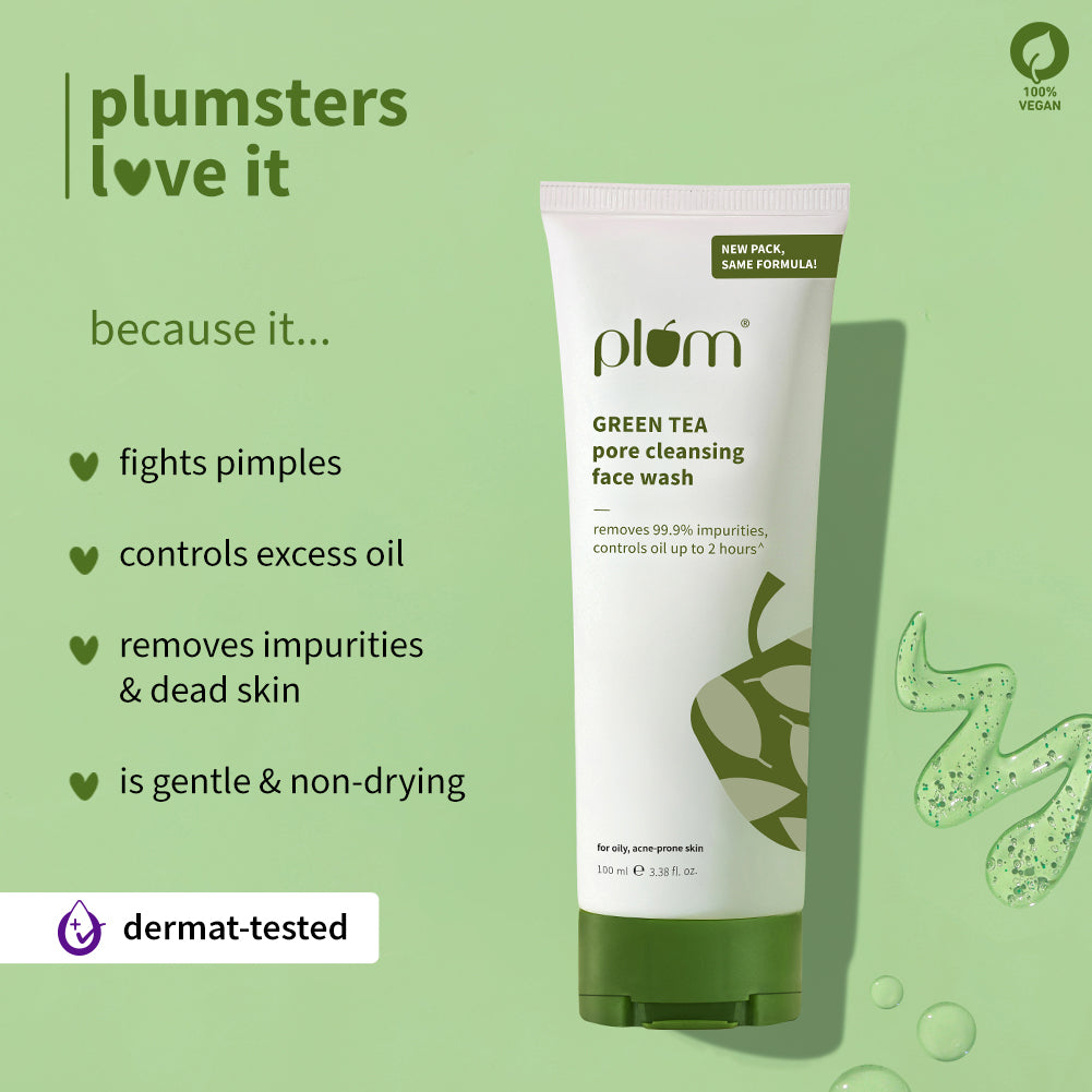 Plum Green Tea Pore Cleansing Face Wash for Acne