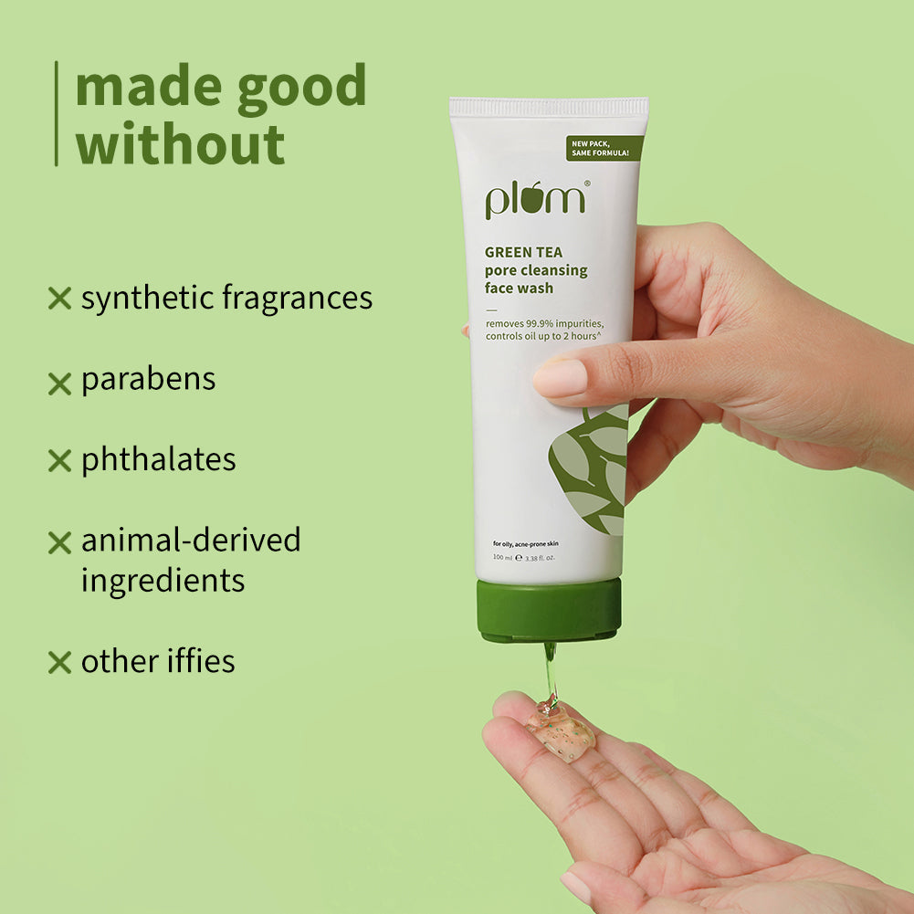Plum Green Tea Pore Cleansing Face Wash for Acne