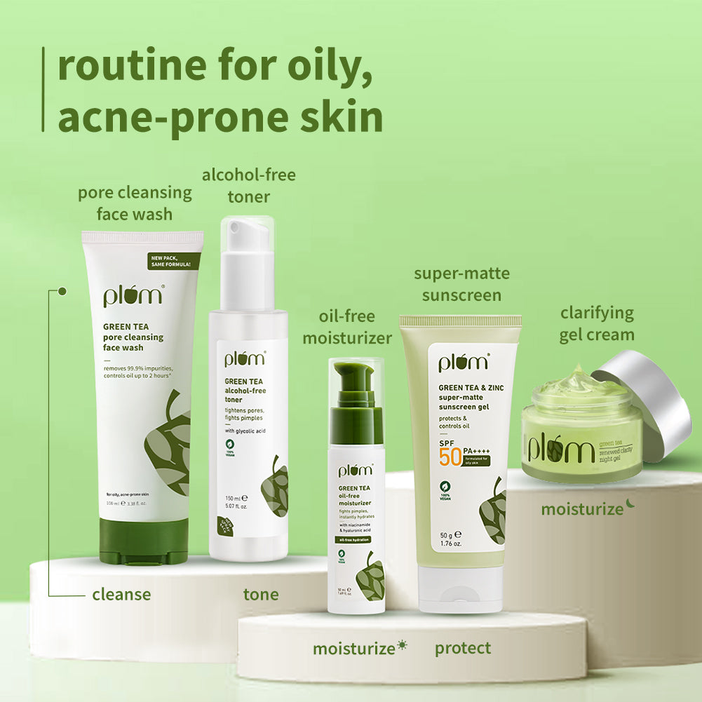 Plum Green Tea Pore Cleansing Face Wash for Acne