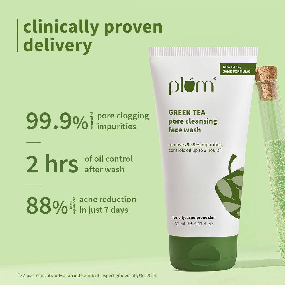 Plum Green Tea Pore Cleansing Face Wash for Acne