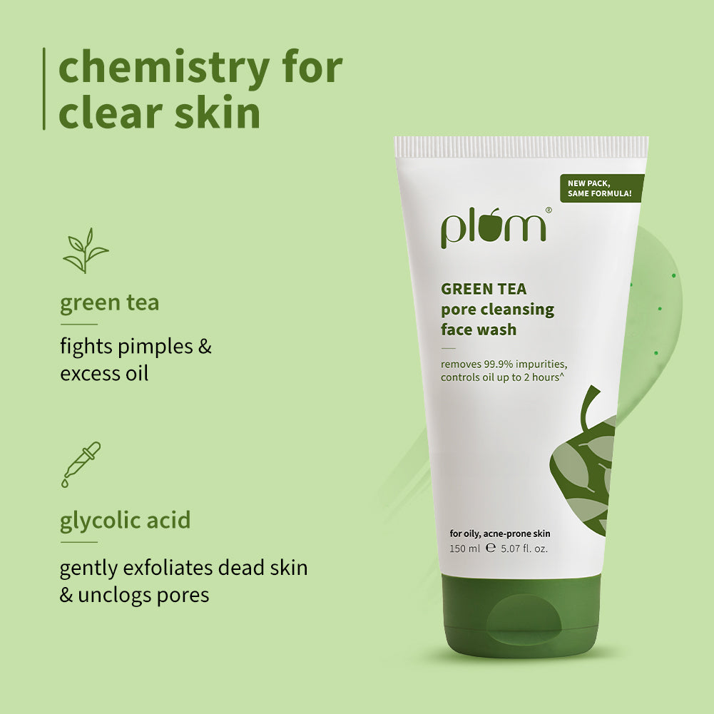 Plum Green Tea Pore Cleansing Face Wash for Acne