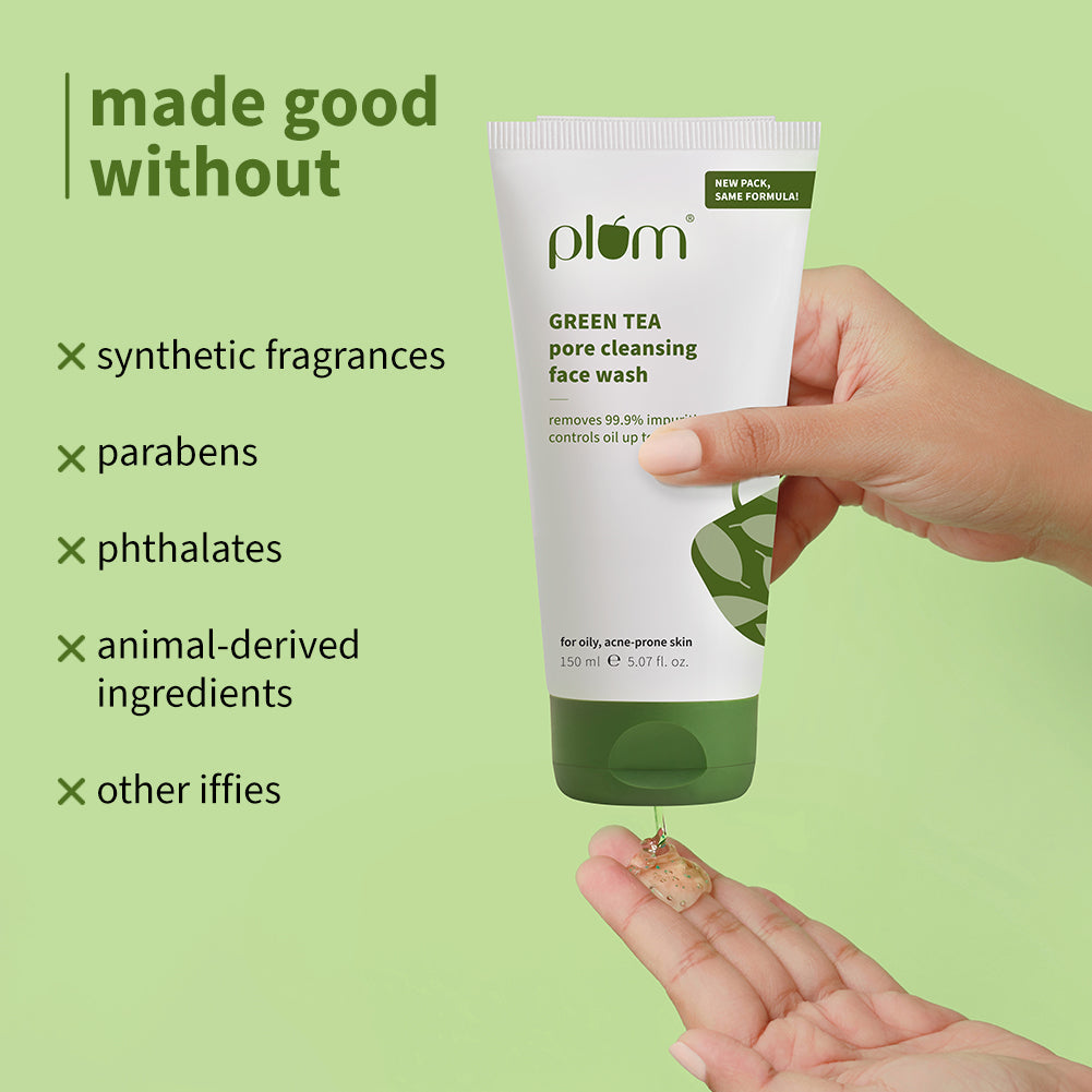 Plum Green Tea Pore Cleansing Face Wash for Acne