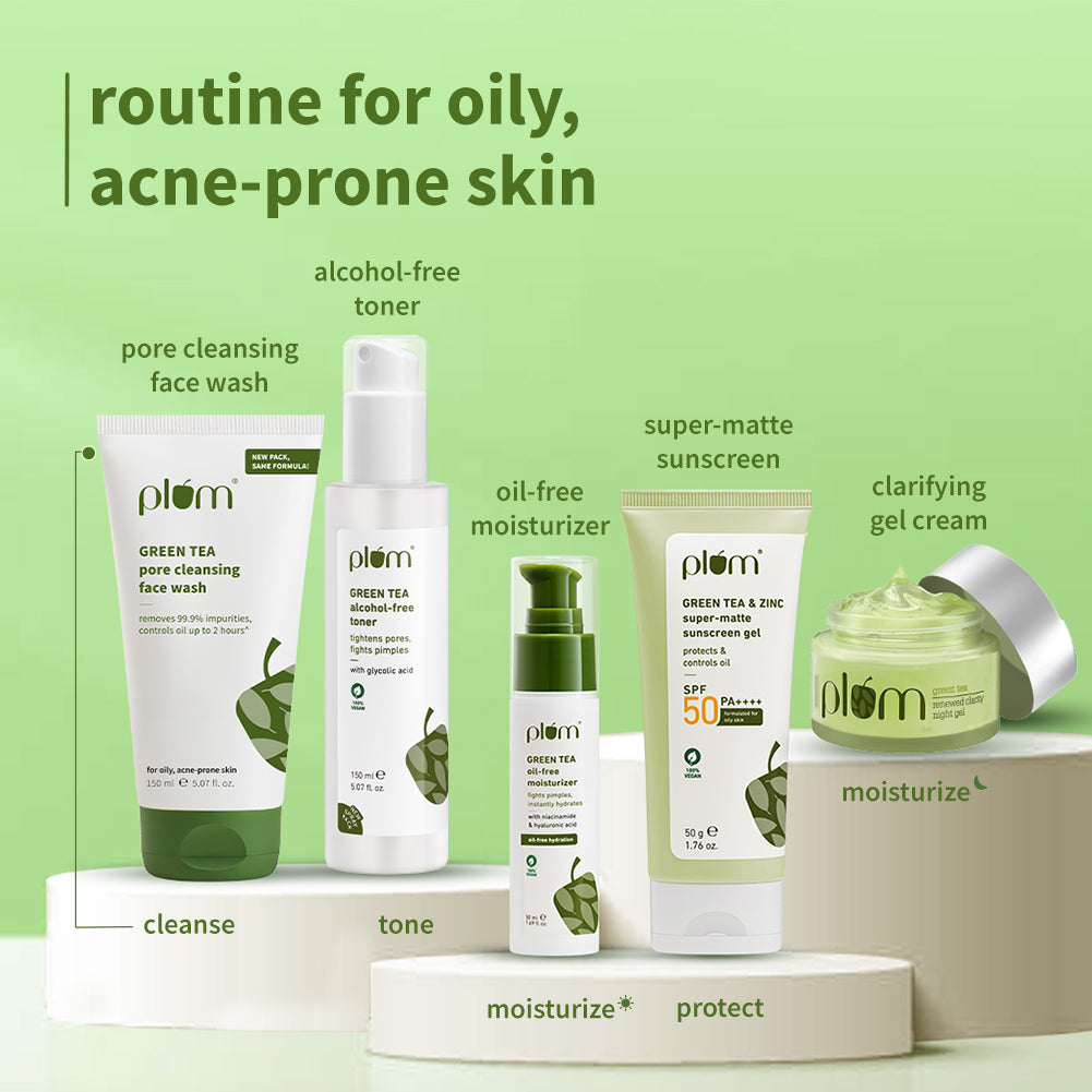 Plum Green Tea Pore Cleansing Face Wash for Acne