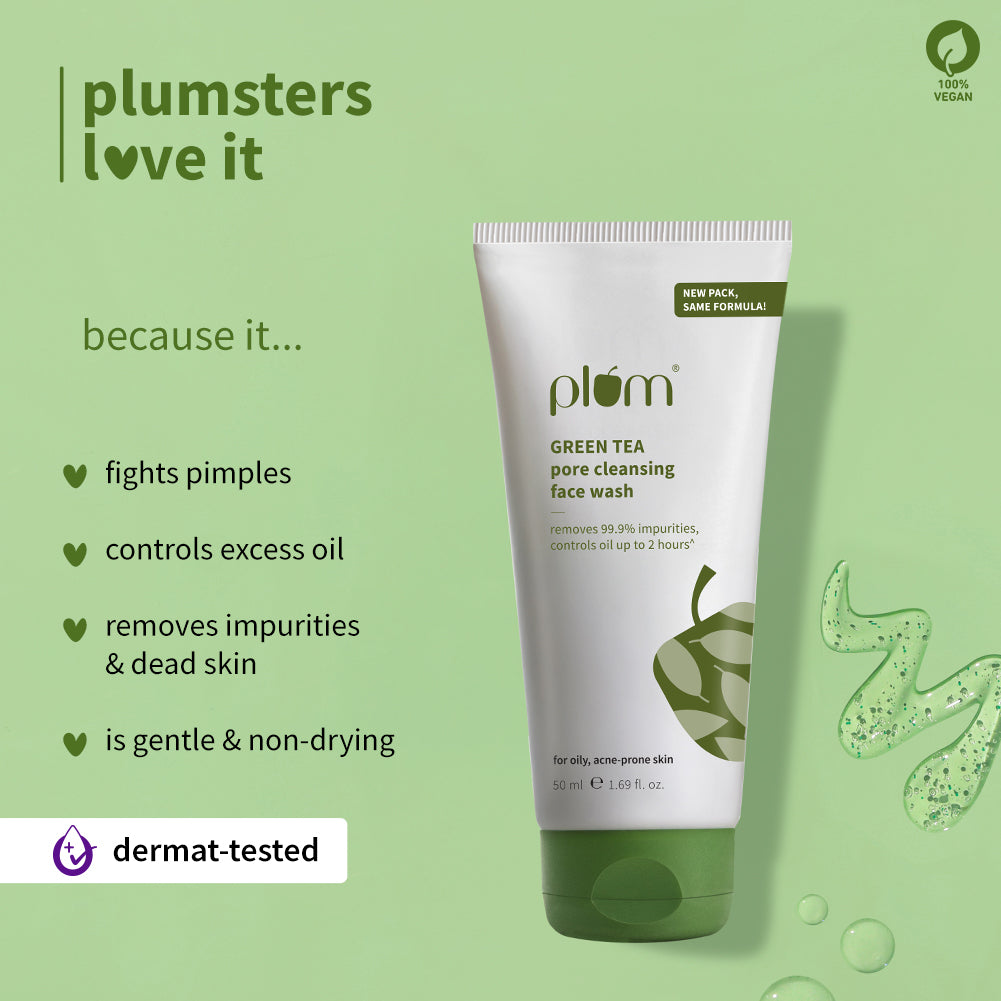 Plum Green Tea Pore Cleansing Face Wash | 50 ml