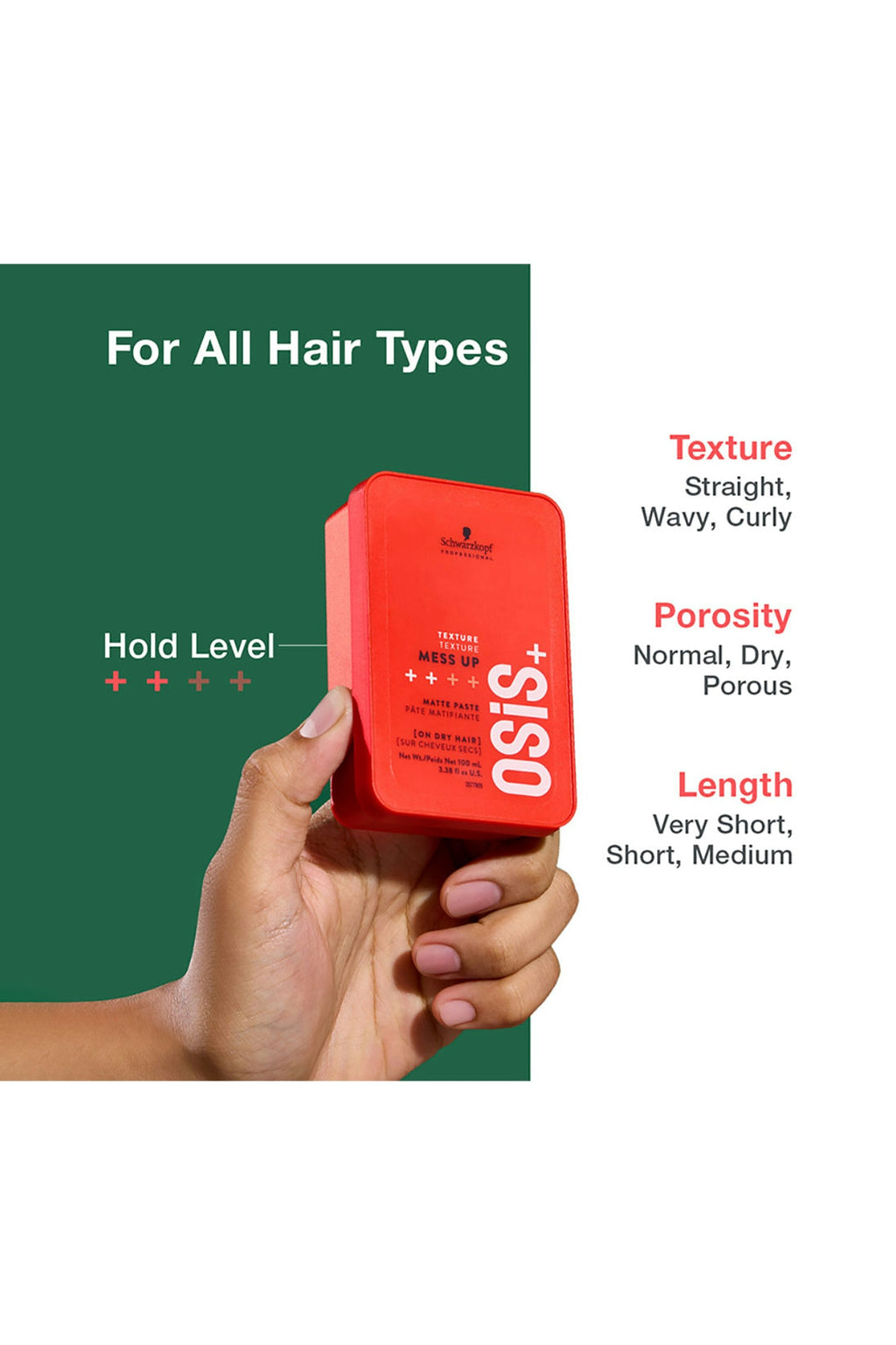 Schwarzkopf Osis+ Mess Up Matte Paste