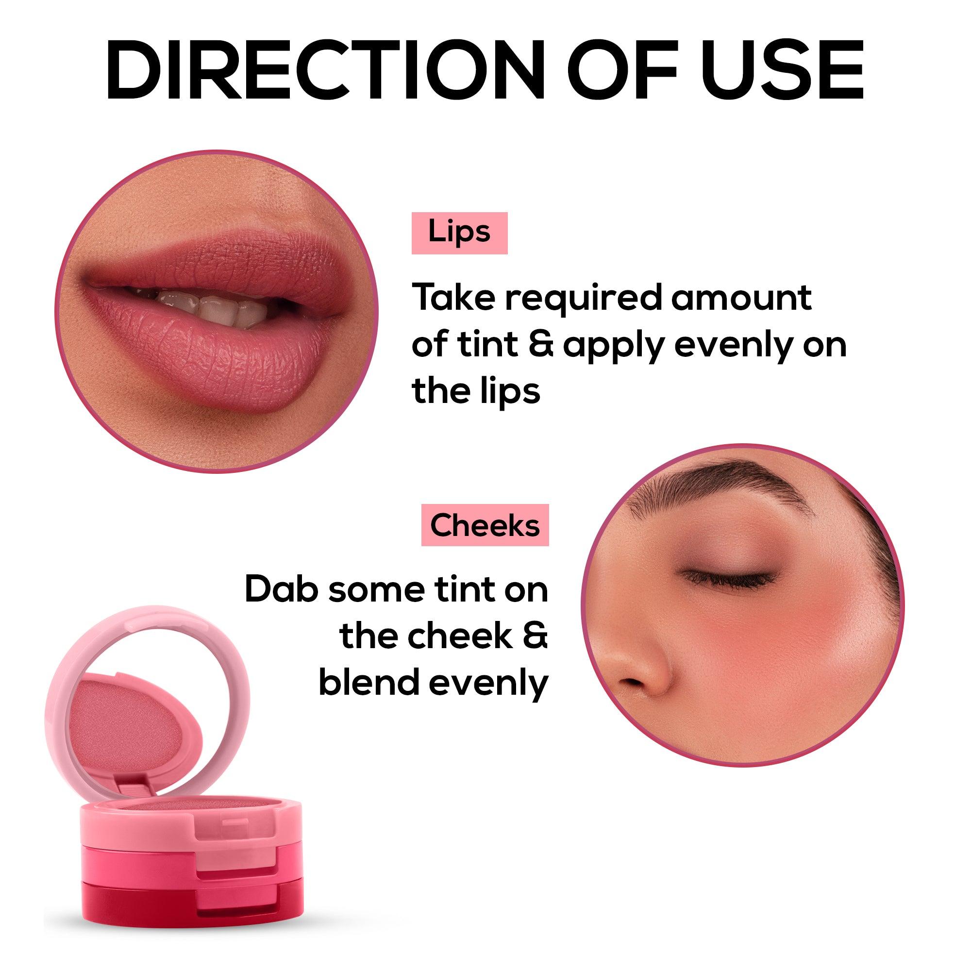 RENEE Glam Stack 3-In-1 Lip & Cheek Tint 4.5g